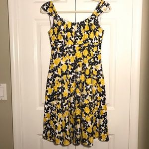 London Times fit and flare floral dress